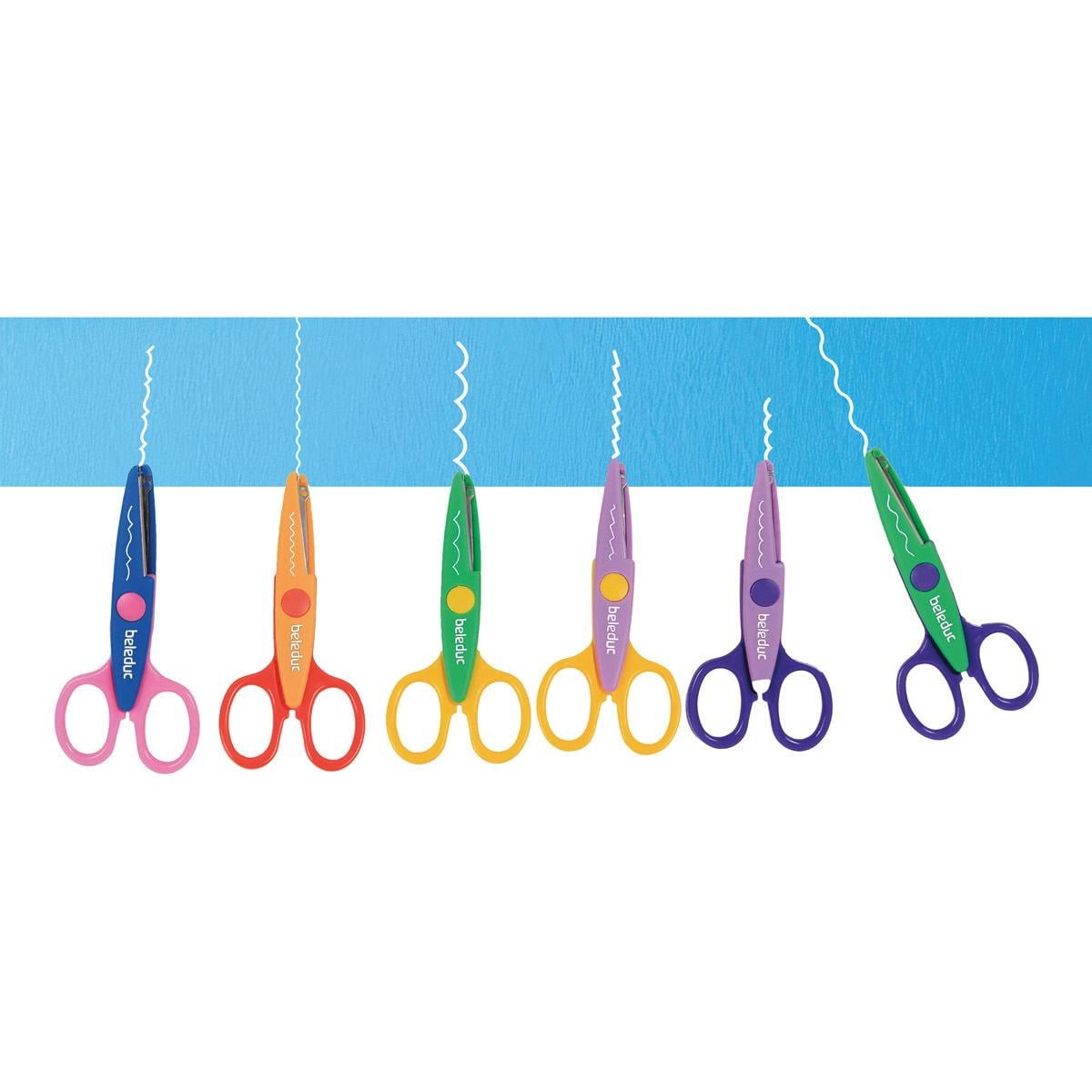 Beleduc Classroom Zig Zag Scissors - 30 Scissors