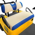 thumbnail image 7 of 10L0L Golf Cart Seat Cover for EZGO TXT RXV &Club Car DS,Washable Mesh Bench Seat Cover-Beige Blue, 7 of 7