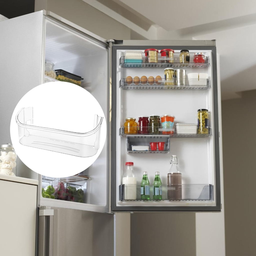 Multipurpose Replacement Fridge Door Rack Door Shelf Clear Storage Bin Texture for Specific Refrigerators