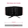 thumbnail image 3 of Unique Bargains Ceintures Larges Élastiques Extensibles pour Femmes, Ceinture à Boutons, Décoration de Robe, 3 of 5