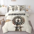 thumbnail image 1 of YST Rustic Farmhouse Comforter Set, 7-Piece, Windmill Decor, Twin Size, 1 of 5