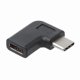 thumbnail image 1 of 90 Degree Right Angle USB 3.1 Type C Male To Female USB-C Converter Adapter, 1 of 4