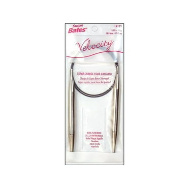 Bates Velocity Nkl Plate Circ Knit Needle 29" 15
