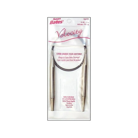 UPC: 0077216003897 | Bates Velocity Nkl Plate Circ Knit Needle 29  15