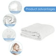 thumbnail image 4 of Muslin Cotton Baby Towel 2 Pcs Soft Baby Bath Towel White Newborn Washcloths and Towels, 4 of 7