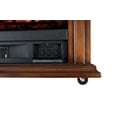 thumbnail image 3 of Pleasant Hearth Sheridan GLF-5002-68 Free Standing Mobile Infrared Electric Fireplace, Cherry, 3 of 7