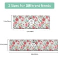 thumbnail image 2 of Kitchen Sink Splash Guard Faucet Mat 24" X 5.5" Floral Farmhouse Absorbent Fast Drying Mat Faucet Draining Mat Sink Splash Guard Behind Faucet Drip Catcher for Kitchen Bathroom, 2 of 5