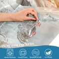 thumbnail image 5 of Yayeee Kitchen Curtains Tier Set of 2 Light Filtering 57"x24" Over Sink Window Panels, Beautiful Floral, 5 of 7