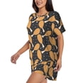 thumbnail image 2 of Lsque Chicken Legs Women's Short-Sleeved Pajama Set - 2 Piece Soft and Lightweight Sleepwear Set-3X-Large, 2 of 9