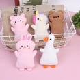 thumbnail image 4 of Llavero de felpa suave para niñas y niños, de 13cm Kawaii juguete, Mini conejito, dinosaurio, oso, cerdo, llavero de algodón suave, decoración de bolsas, 1 unidad, 4 of 5