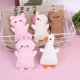 thumbnail image 4 of Llavero de felpa suave para niñas y niños, de 13cm Kawaii juguete, Mini conejito, dinosaurio, oso, cerdo, llavero de algodón suave, decoración de bolsas, 1 unidad, 4 of 5