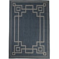 thumbnail image 1 of Furnish My Place Outdoor Collection Oriental Area Rug - 7 ft. 10 in. x 10 ft. Midnight Blue, Transitional Water Proof Rug for Bedroom, Garden, Patio, 1 of 8