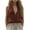 Coffee, variant on Cotton Linen Tank Tops for Women Button down Sleeveless Shirts Deep V Neck Loose Comfy Tunic Top