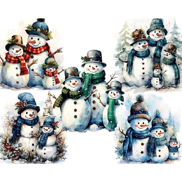 5D DIY Taladro Navidad Muñeco Nieve Kit Del Arte Artesanal