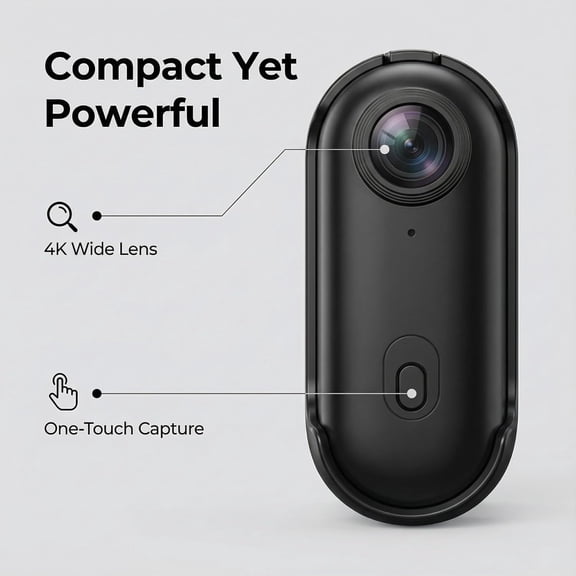 Upgraded 4K HD Thumb Motion Camera WIF Riding Motorcycle Dash Cam Helmet Diving Pocket Camcorder K