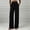 #0062-Black, variant on Womens Drawstring Elastic Waist Wide Leg Pants with Large Patch Pockets Casual Corduroy Loose Trousers Bottoms for Daily
