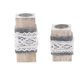 thumbnail image 4 of 2pcs Decoración de Boda Velas de Té Partido Rústica Cordón Titular Madera Sunnimix Titular de la madera de la vela, 4 of 8