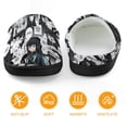thumbnail image 5 of Demon Slayer Muichiro Tokito Slippers for Kids, Cute Soft Plush Anti-slip Fluffy Fuzzy House Slippers Warm Soft Plush Non-Slip Indoor Outdoor Slip-on Shoes for Boys Girls, 5 of 8