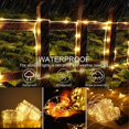 thumbnail image 4 of Solar Rope Lights Outdoor ,39ft 100 LED Rope Lights Waterproof , Clear PVC Tube Warm White Fairy String Lights for Deck Pool Yard Tree Fence Garden Porch RV Party Balcony Camping, 4 of 7