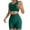 Dark Green, variant on Shorts Sets Women 2 Piece Outfits Casual Yoga Breathable Round Neck Solid Back Tie Tank Top Shorts Sports Set Summer Outfits For Women Black L