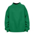 thumbnail image 3 of Womens Oversized Sweatshirts Turtleneck Pullover Long Sleeve No Hood Tops Fall Fashion Outfits 2025 Clothes Green XL, 3 of 6
