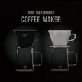 thumbnail image 5 of CrossCreek Pour Coffee Dripper Set Manual Drip Coffee-Maker Glass Carafe White Coffee Dripper Coffee Filters 9917-C001-064, 5 of 7