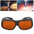 thumbnail image 3 of Lunettes de Sécurité, 532nm+1064nm Longueur d'Onde Belles Lunettes PC Résistantes à l'Usure Confortables Lentilles Rouges pour Protection des Yeux Blanc, Noir, 3 of 7