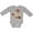 AC-Heather Grey, variant on Inktastic Baseball Teddy Bear Boys Long Sleeve Baby Bodysuit