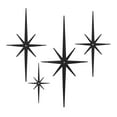 thumbnail image 2 of Dserhfy 4Pcs Metal Starburst Wall Decoration Retro Mini Mid-Century Starburst Wall Art Sculpture Home Bedroom Living Room Bathroom Wall Decorative Sign, 2 of 7
