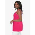 thumbnail image 3 of Jessica London Women's Plus Size Stretch Cotton Shirred Tank, 3 of 6