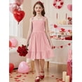 thumbnail image 6 of Arshiner Girls Summer Dress Tween Spaghetti Strap Smocked Casual Beach Sundress with Pockets, 6 of 6