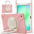 thumbnail image 1 of Funda para Samsung Galaxy Tab A11+ Plus de 11 pulgadas (2025) y A9+ Plus de 11 pulgadas (2023), cubierta de silicona resistente con asa, soporte de 360°, correa y soporte para S Pen., 1 of 9