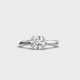 thumbnail image 2 of IGI Certified 2 Ct Excellent Round Cut Lab Grown Diamond Anniversary Ring for Women | 10K White Gold (E/VVS2) | Shiny Solitaire Diamond Rings for Women| Size 6 by Diamond-Capitals, 2 of 8