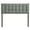 Gray, variant on Modern Fabric Upholstered Twin Panel Headboard in Navy