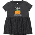 thumbnail image 3 of Inktastic Halloween Cutest Little Pumpkin Girls Baby Dress, 3 of 5