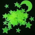 thumbnail image 2 of Allume Glow In The Dark 200PCS Stars & 1PC Moon Wall Decal Stickers Kids Room Decor, 2 of 12