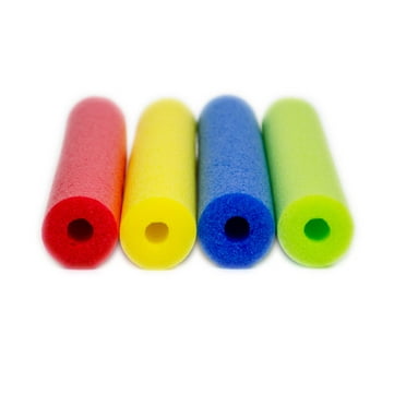 Pool Noodle, FixFind 4 Pack of 52 Inch Hollow Foam Pool Swim Noodle, Bright-Colored Foam Noodles for Swimming, Floating and Craft Projects