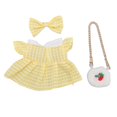 thumbnail image 1 of Conjunto De Ropa Para Muñeca De Niña, Ropa De Muñeca De Felpa Con Hermoso Patrón Suave Y Cómodo Para Entretenimiento Diario Para Muñecas De 20 Cm, 1 of 7