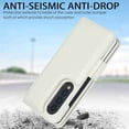 thumbnail image 2 of Dteck for Samsung Galaxy Z Fold 4 Wallet Case with 6 Credit Card Slots and S-Pen Slot,RFID Blocking Multi Card Function Magnetic Clasp Kickstand for Man Women, White, 2 of 7