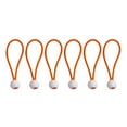 thumbnail image 2 of Almencla 6pcs Cords Elastic String Canopy Tarp tie Strap Tent Fix Rope for Camping Roof Orange 5 inch, 2 of 8
