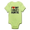 thumbnail image 1 of CafePress - I Love My Great Auntie Infant Bodysuit - Baby Light Bodysuit, 1 of 1