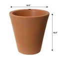 thumbnail image 3 of Algreen Olympus 16" Self-Watering Planter, Terra Cotta Resin, 3 of 5