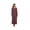 Wine Red, variant on Women Long Sleeve Nightgowns Soft Henley Sleepshirts Full Length Sleep Dress