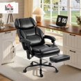 thumbnail image 2 of Silla de Oficina HOMCOM con Masaje, Calor, Reclinable y Cuero PU, 2 of 9