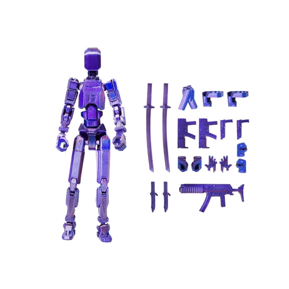 T13 Action Figure, Titan 13 3D Printed Action Figure, Lucky 13 Action Figure, Nova 13 Action Figure Dummy 13 Action Figure