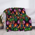 thumbnail image 3 of Yiaed Traditional Floral Polish Print Blanket Throw Blanket Soft Cozy Flannel Blanket for Home Bed Sofa Couch Chair-50"x40", 3 of 6