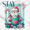 thumbnail image 2 of Christmas Santa Claus Stay Jolly Crewneck T Shirts Boy Girl Brisco Brands S, 2 of 6