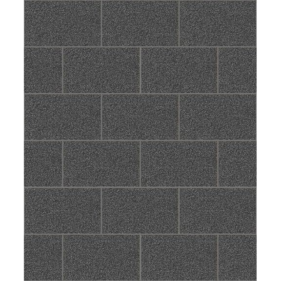 Crown Joan Black Tile Wallpaper