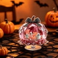 thumbnail image 5 of Halloween Acrylic Desktop Ornament, Gothic Cute Ghost Pumpkin Rotating Stand Tabletop Standee Tiered Tray Decor for Holiday Desk Party Shelf Farmhouse, 5 of 7