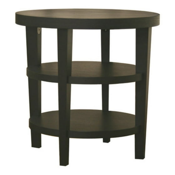 Baxton Studio Charleston Modern Wood End Table - Black